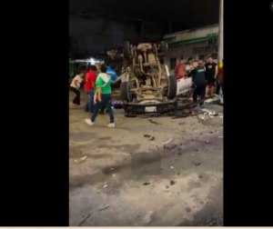 Conductor ebrio fue capturado tras chocar contra patrulla de la Policía en Yopal