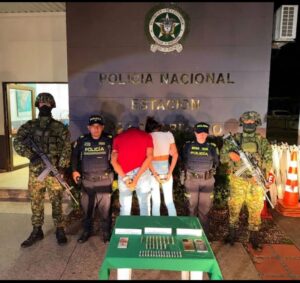 Dos personas capturadas con marihuana y bazuco en el parque El Lineal de Paz de Ariporo