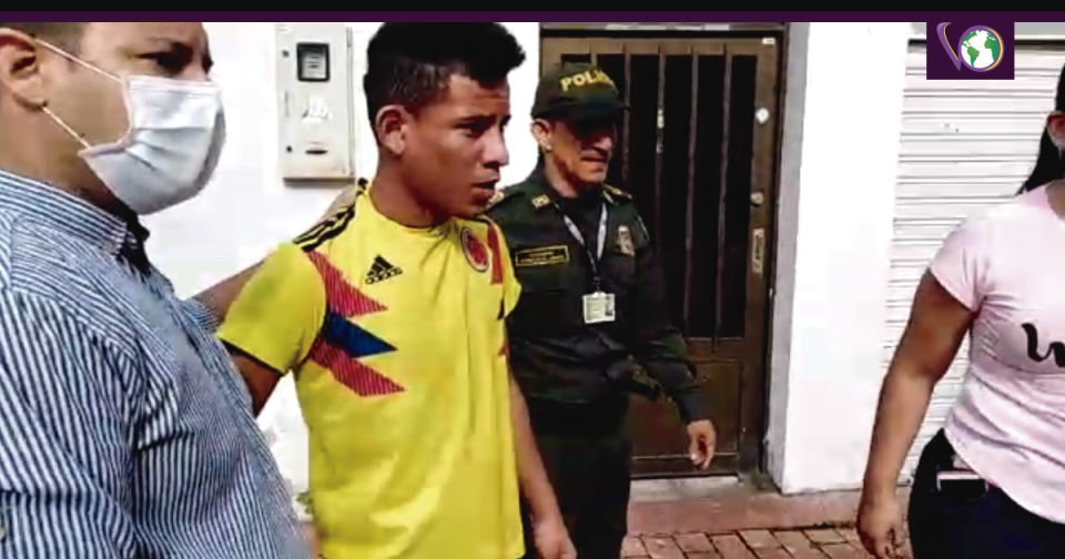 En video momento en que capturan raponero Venezolano en Yopal.
